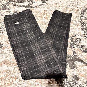 Zac & Rachel Women’s Charcoal Plaid Dress Pants